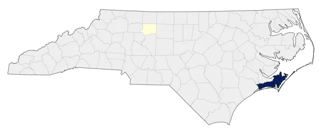 Lesser Goldfinch county map