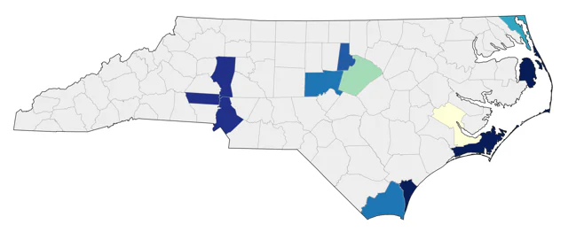 Little Gull county map
