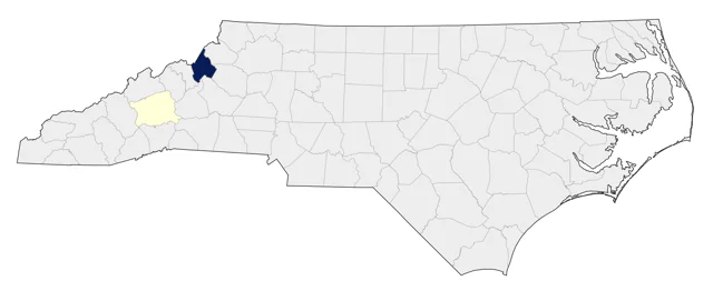 Mexican Violetear county map
