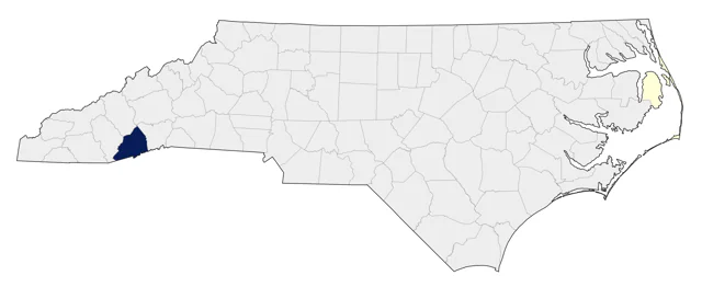 Northern Wheatear county map