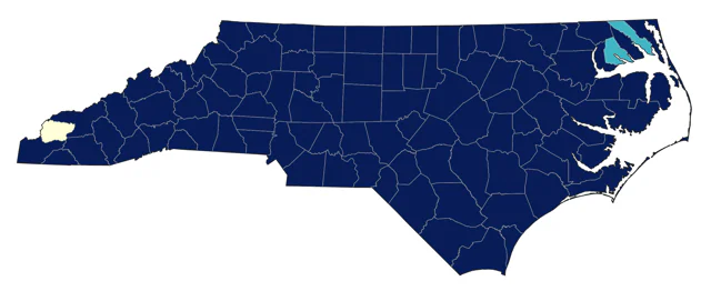 Orchard Oriole county map