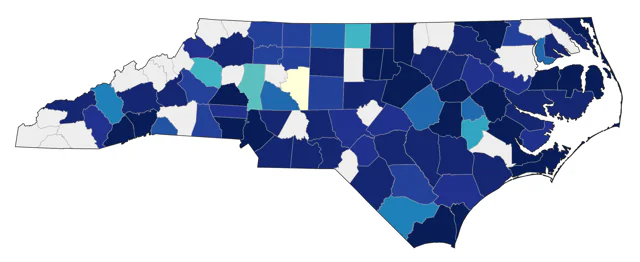 Pectoral Sandpiper county map
