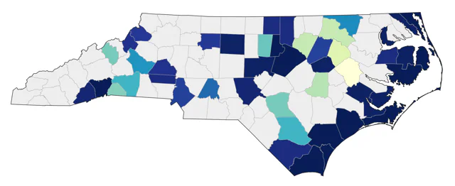 Sanderling county map