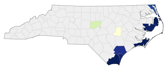 Sargasso Shearwater county map