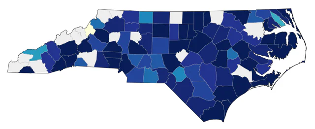 Semipalmated Sandpiper county map