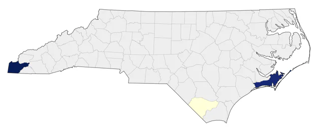 Snail Kite county map