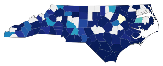 Swallow-tailed Kite county map