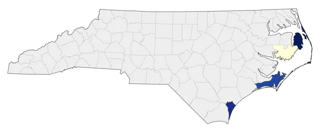 Thick-billed Murre county map