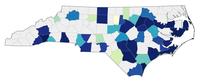 Upland Sandpiper county map