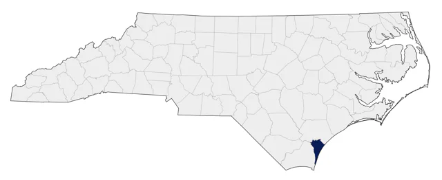 White-crowned Pigeon county map