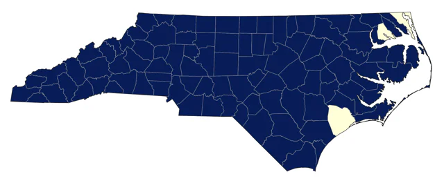 Winter Wren county map