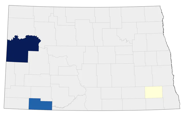 Band-tailed Pigeon county map