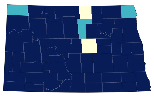 Bank Swallow county map