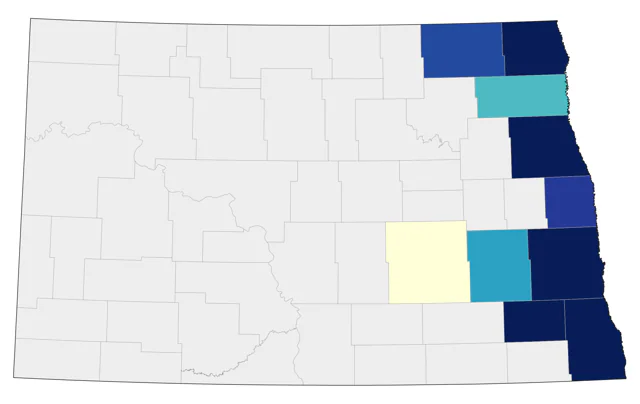 Barred Owl county map