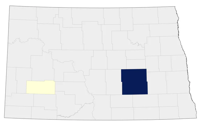 Black-bellied Whistling-Duck county map