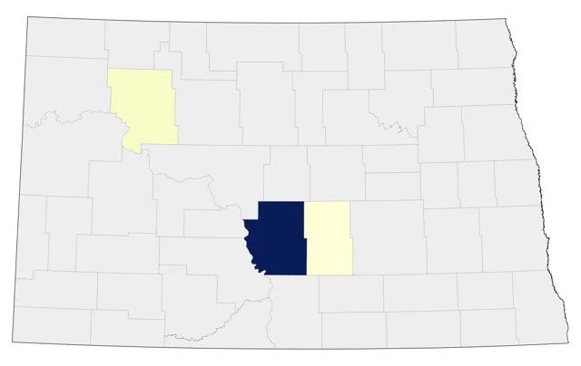Broad-tailed Hummingbird county map