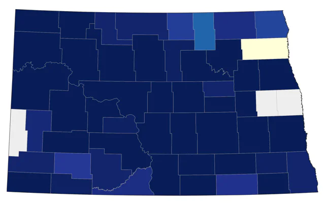 California Gull county map