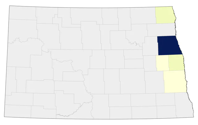 Canada Jay county map