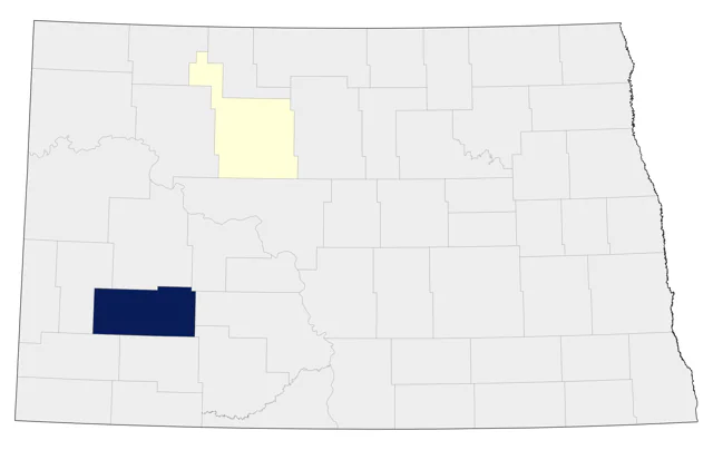 Cassin's Vireo county map