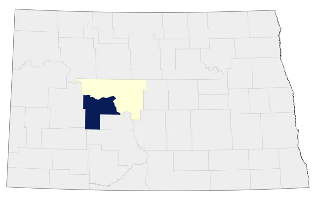 Common Eider county map