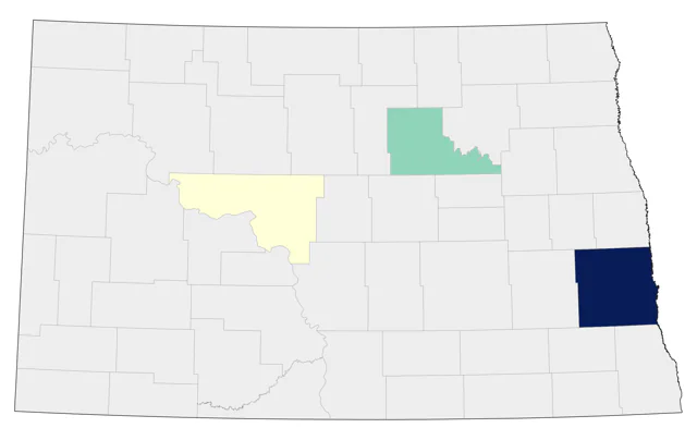 Common Gallinule county map