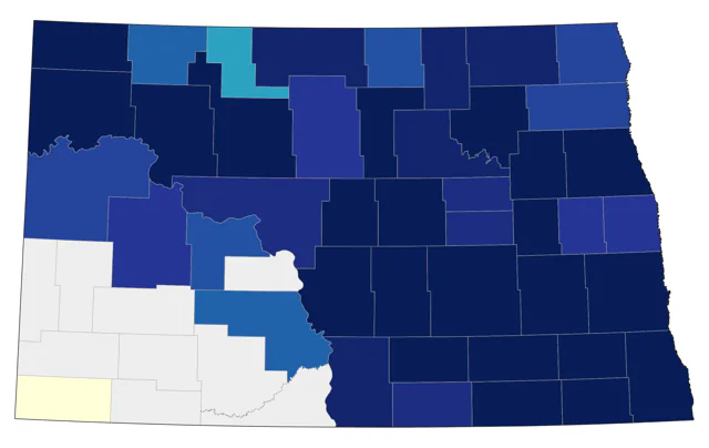 Dunlin county map
