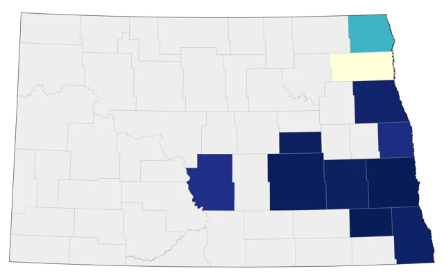 Eastern Whip-poor-will county map