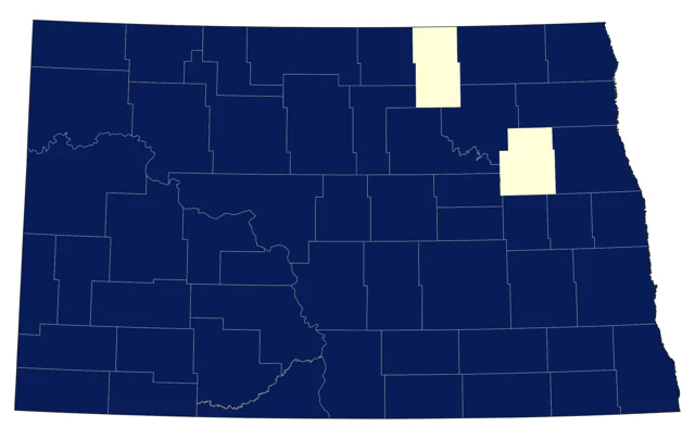 Eurasian Collared-Dove county map