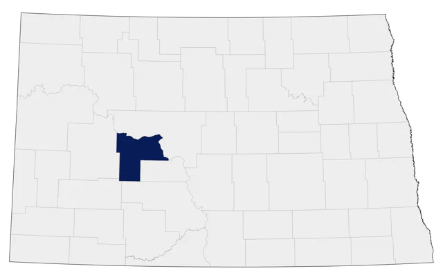 Glaucous-winged Gull county map