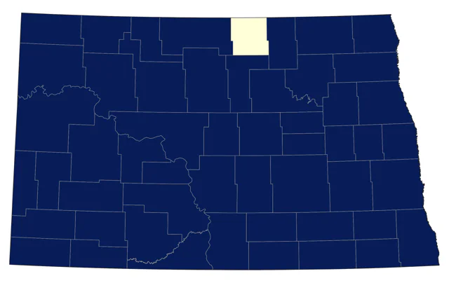 Horned Lark county map