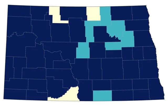 House Finch county map