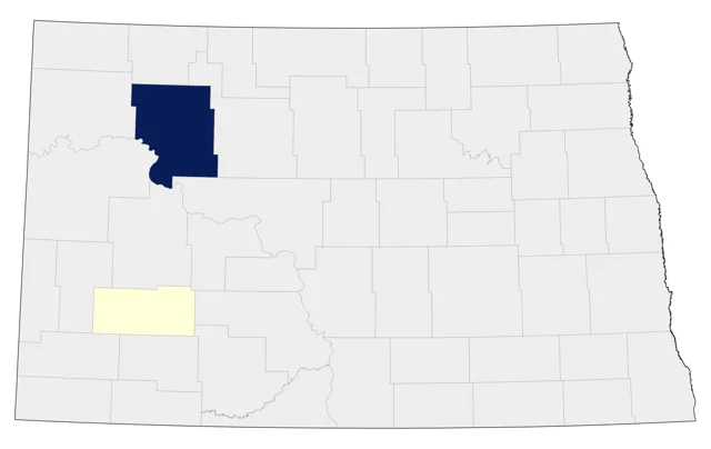 Lesser Goldfinch county map