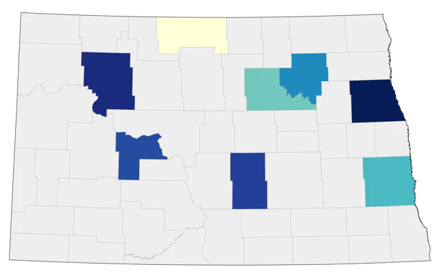 Little Gull county map