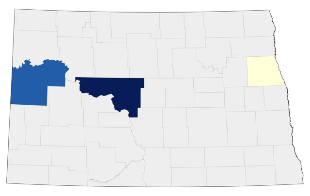 Long-tailed Jaeger county map