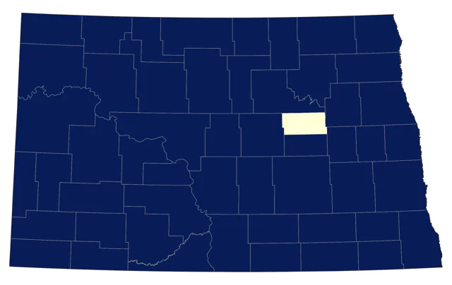 Northern Harrier county map