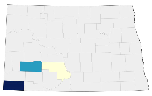 Pinyon Jay county map