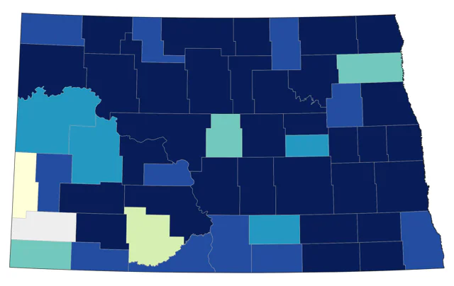 Purple Martin county map