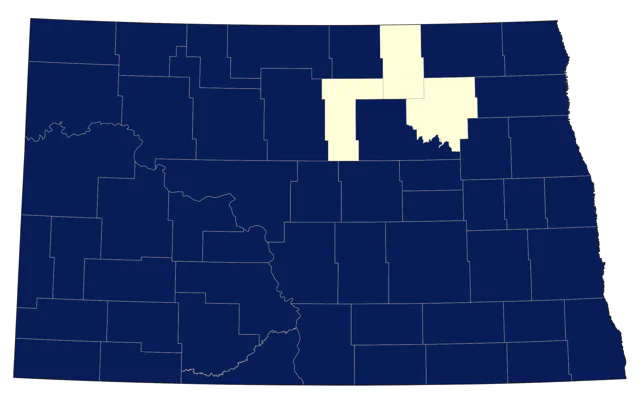 Red-tailed Hawk county map