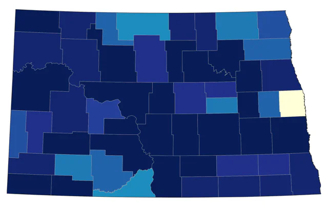 Sanderling county map