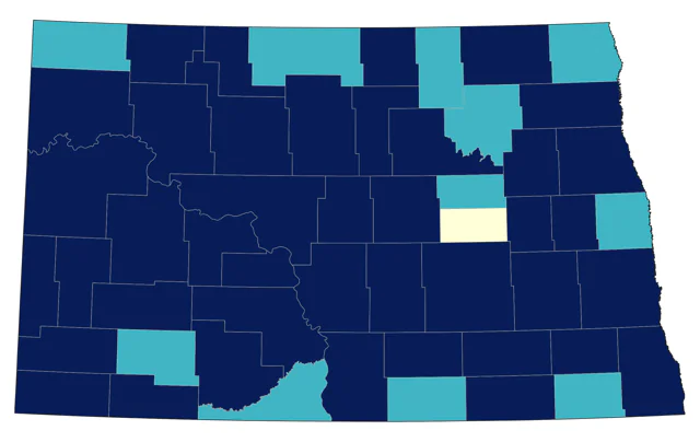 Sharp-tailed Grouse county map