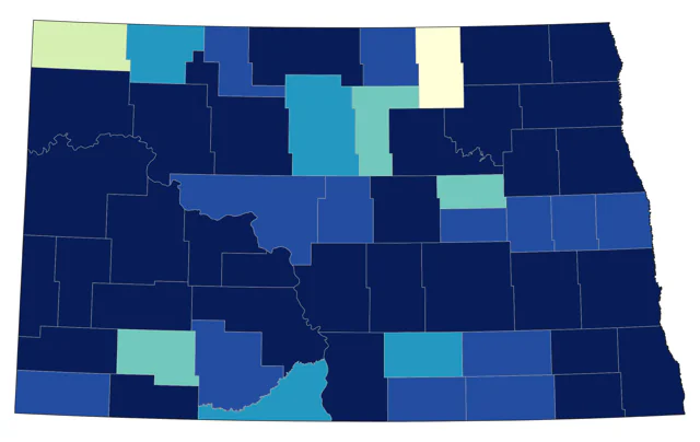 Solitary Sandpiper county map