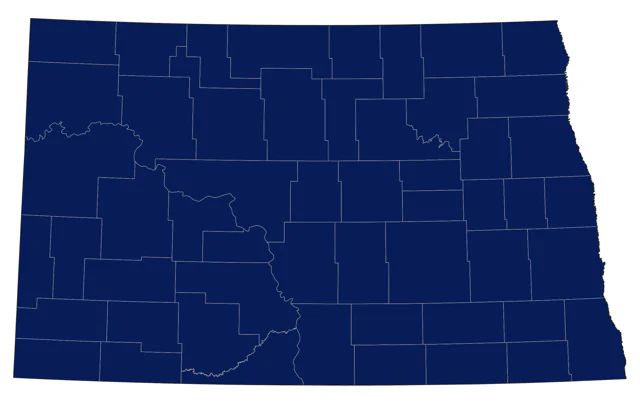 Song Sparrow county map
