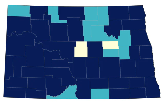 Swainson's Thrush county map