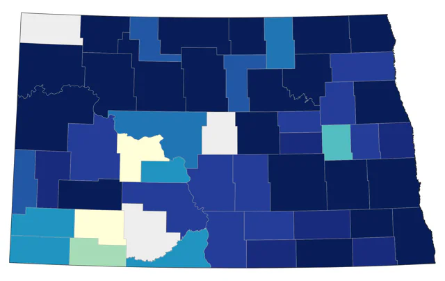 Veery county map