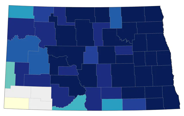 Yellow-bellied Sapsucker county map