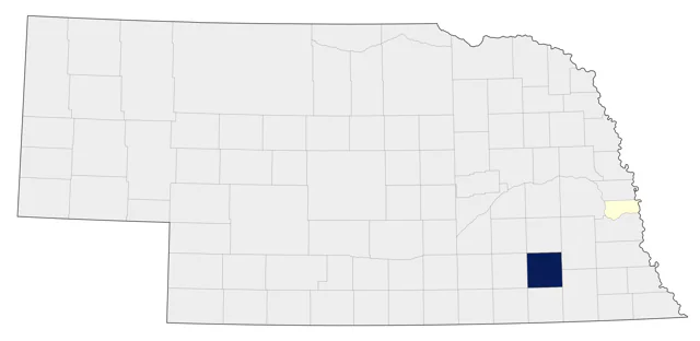 Anhinga county map
