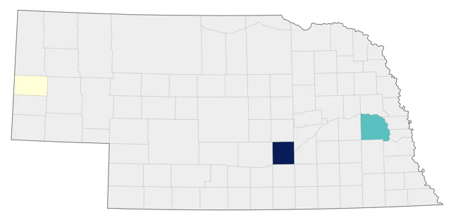 Band-tailed Pigeon county map