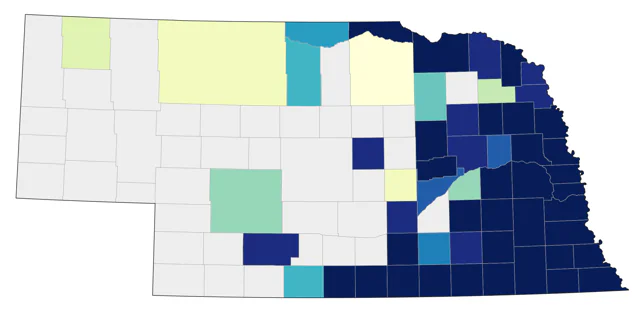 Barred Owl county map