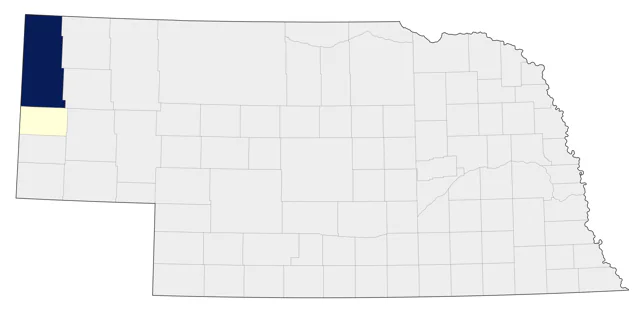 Black Rosy-Finch county map