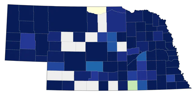 Broad-winged Hawk county map